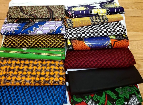 Beautiful fabric selection